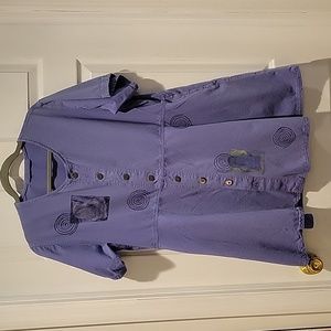 Vintage Blue Fish Clothing Denim Dress